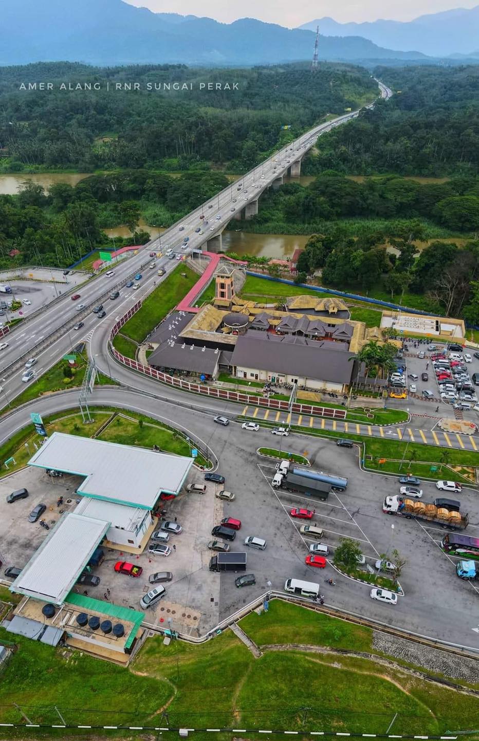 Viral Perak Panorama Rnr Sungai Perak Arah Selatan Dan Facebook