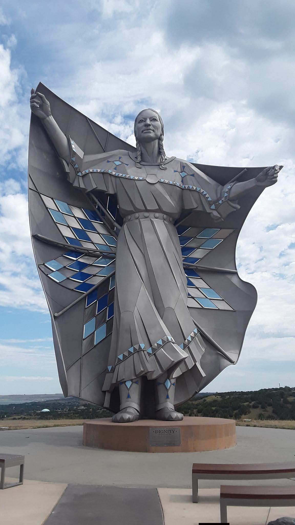 Statue of Dignity of Earth and Sky South Dakota off HW 90