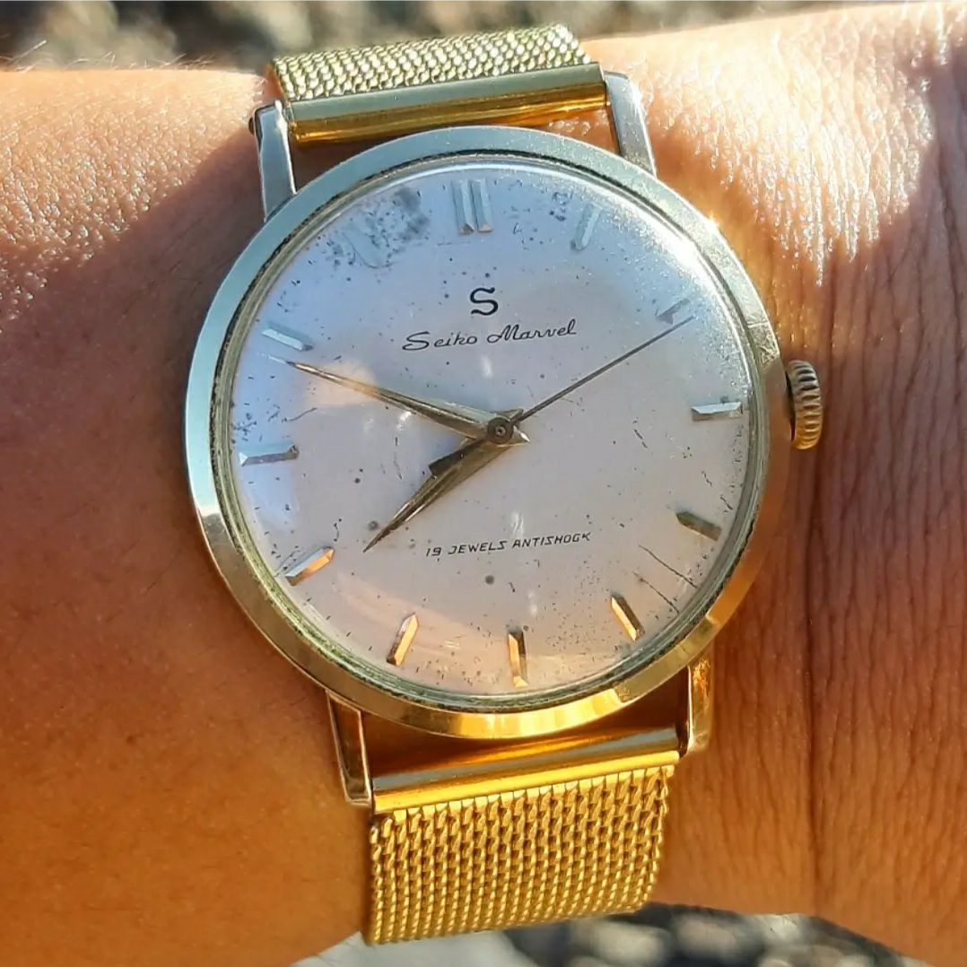 Seiko Marvel 21 Jewel with Special Dial Logo