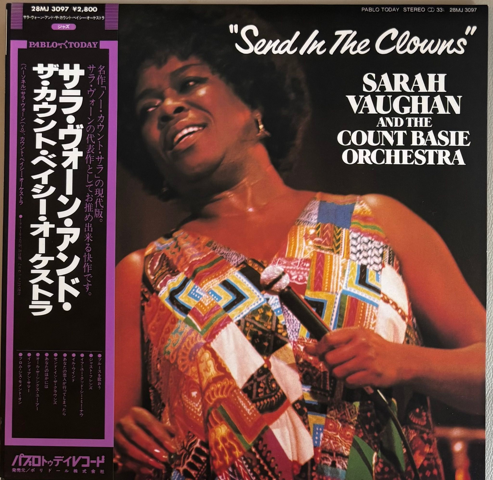 Sarah Vaughan & The Count Basie Orchestra – Send In The Clowns $120