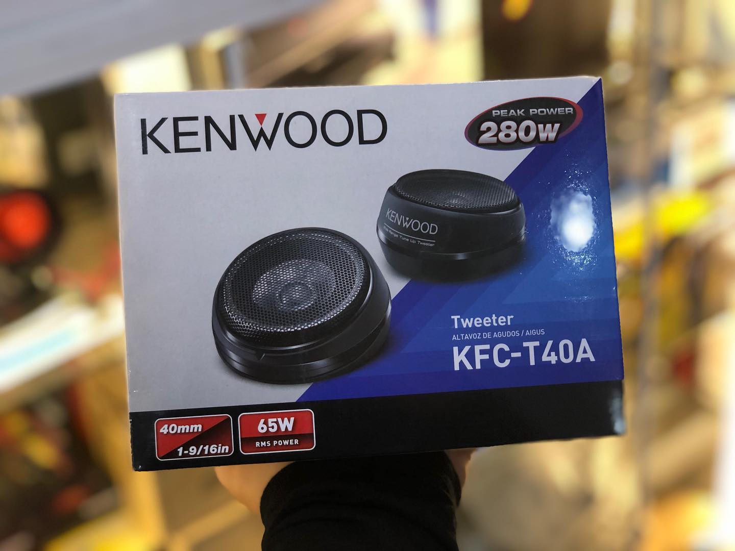 KENWOOD, KFC-T40A 280W, 65W, 40mm cone tweeter!! Available now