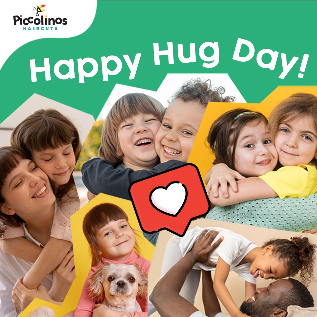 A hug a day keeps the hate away 🎶... - Piccolinos Haircuts | Facebook