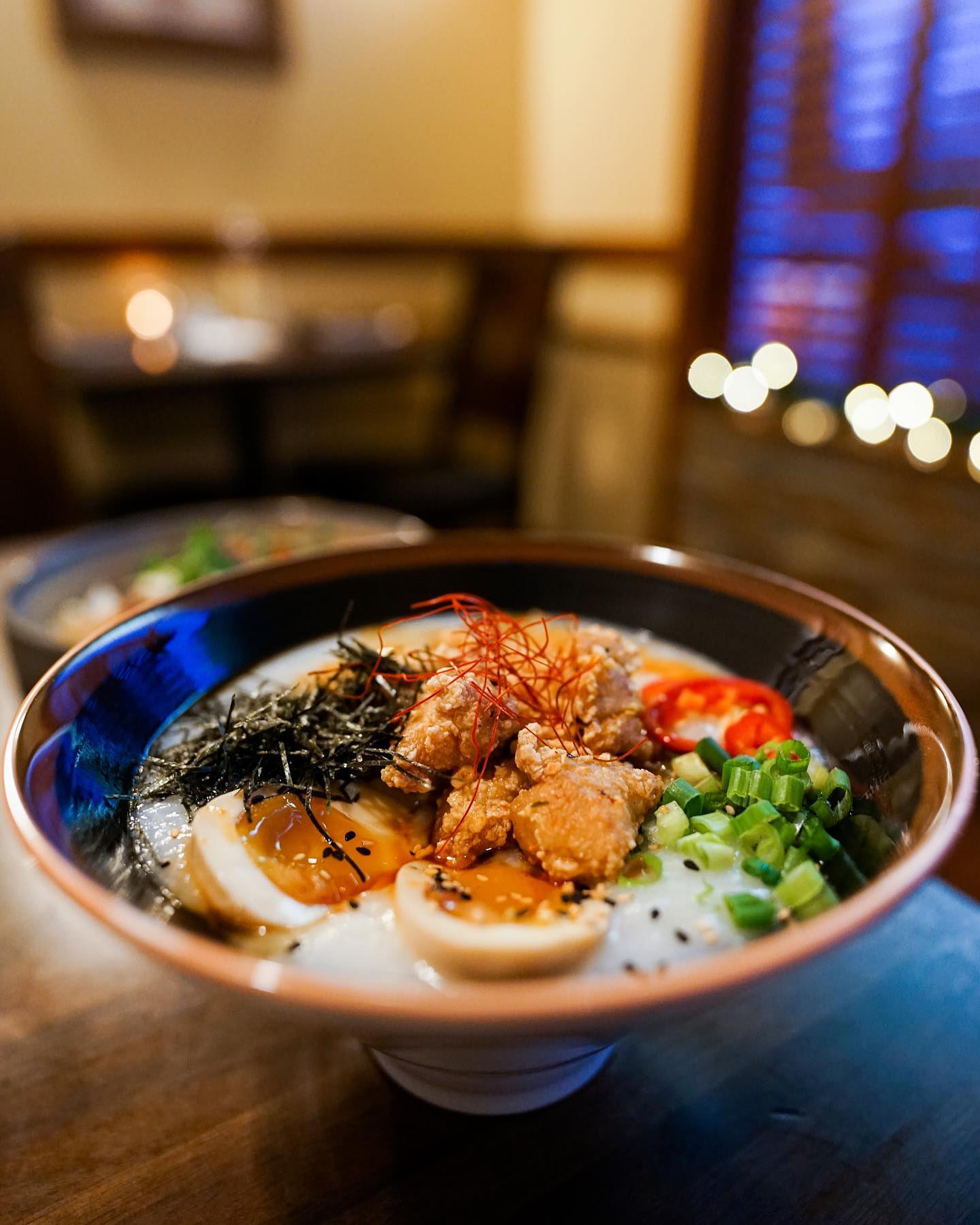 Bar Dojo - CHICKEN KARAAGE CONGEE rice porridge, crispy... | Facebook