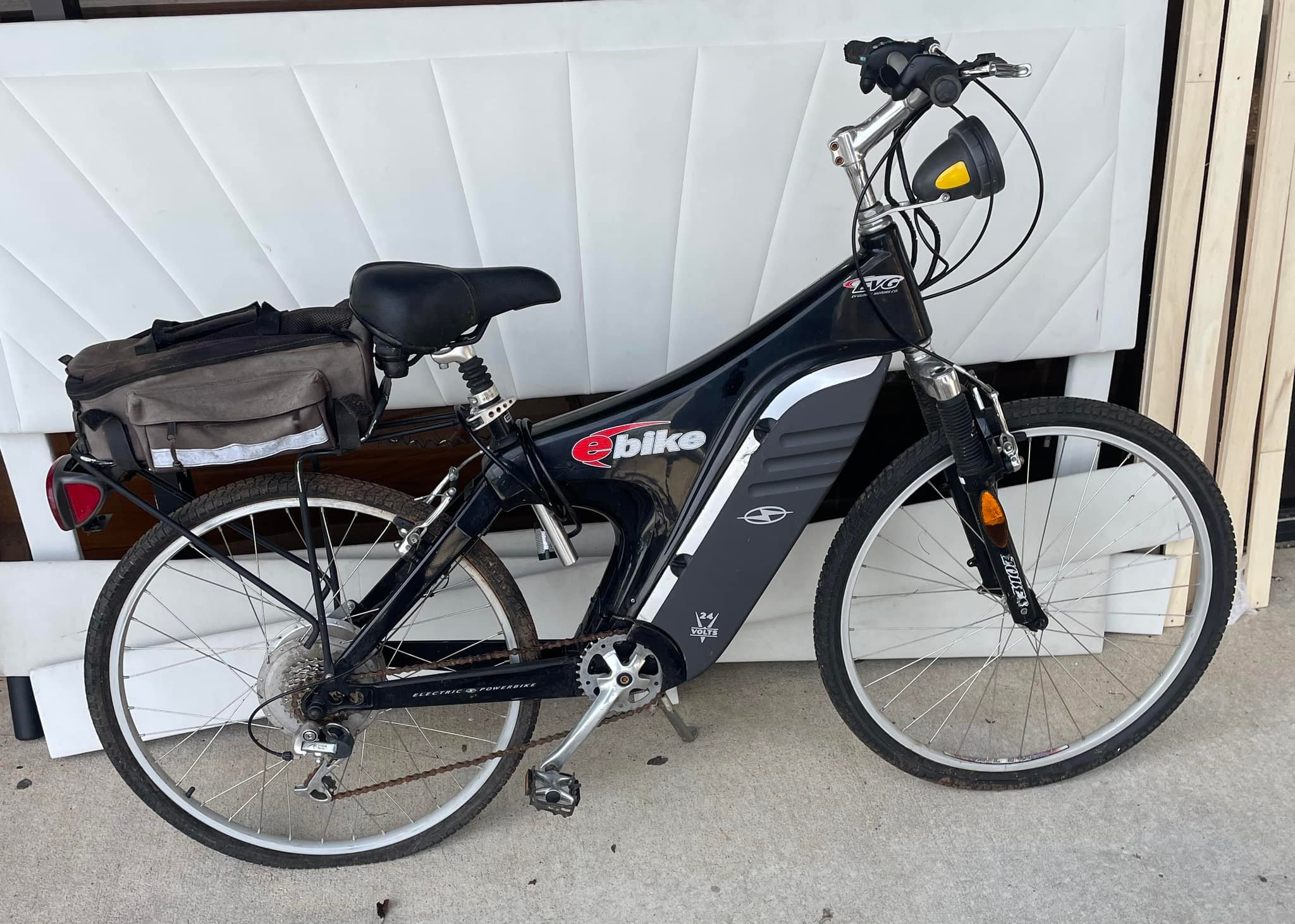 evg electric bicycle EVELO Atlas Bike free Gates Carbon Belt Drive Vintage 1999 EVG Lee Iacocca