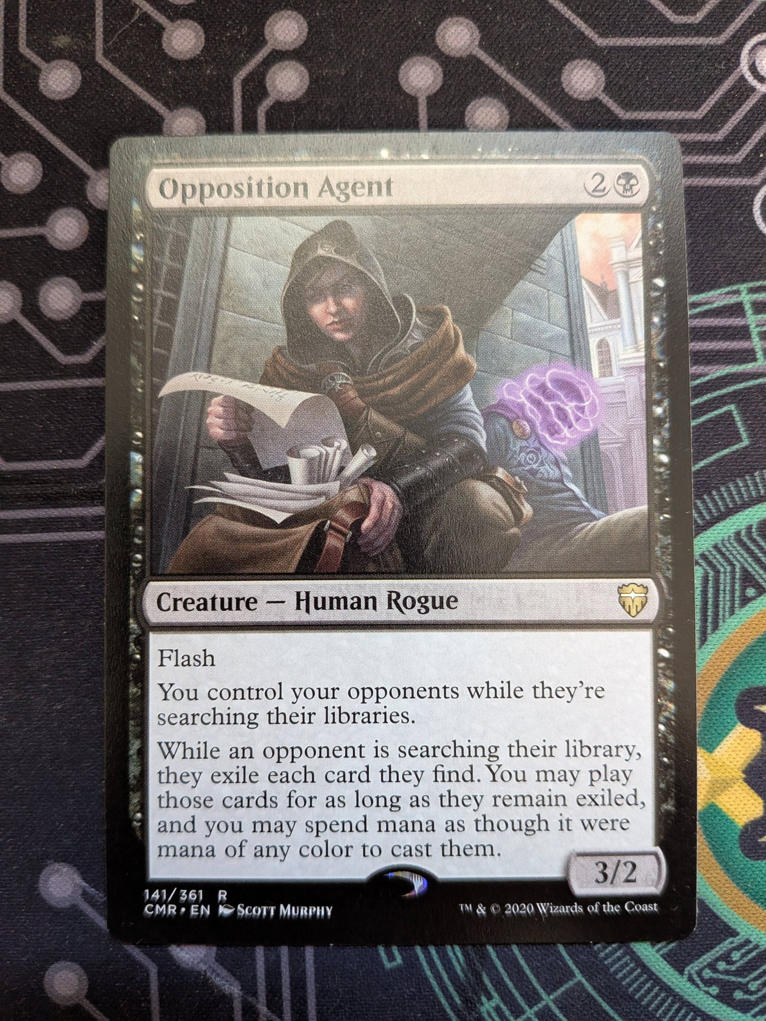 Is this misprinted Opposition Agent Magic card valuable?