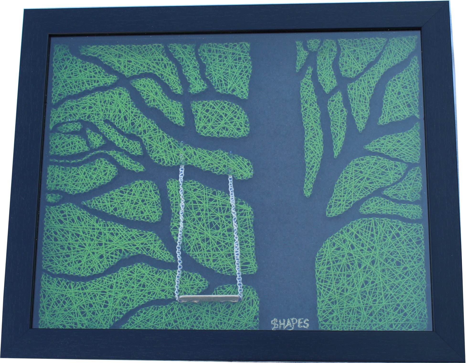 Shapes - This is very imaginary frame of string art with...