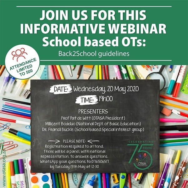 Occupational Therapy Association of South Africa - Join us for this ...