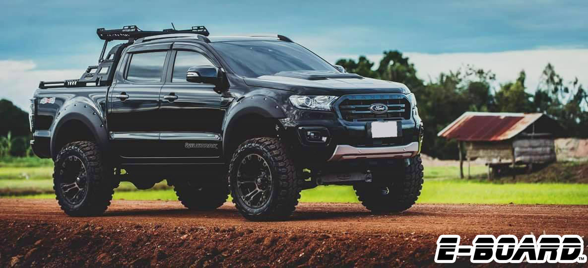 E-BOARD - 🙉🙉 Ford Ranger Wildtrak 🙉🙉 คันสีดำ 🖤🖤 เข้ากันกับ #EBoard แบบ ...
