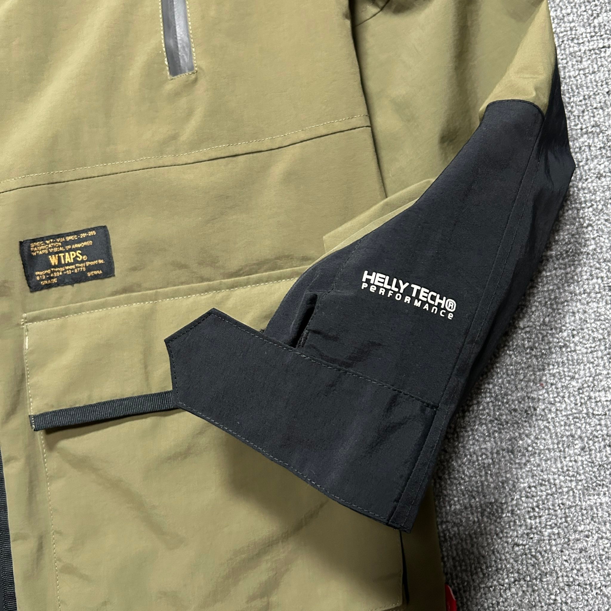 PTPA/WTS HELLY HANSEN X WTAPS SHERPA JACKET NYLON PACKABLEHOOD 