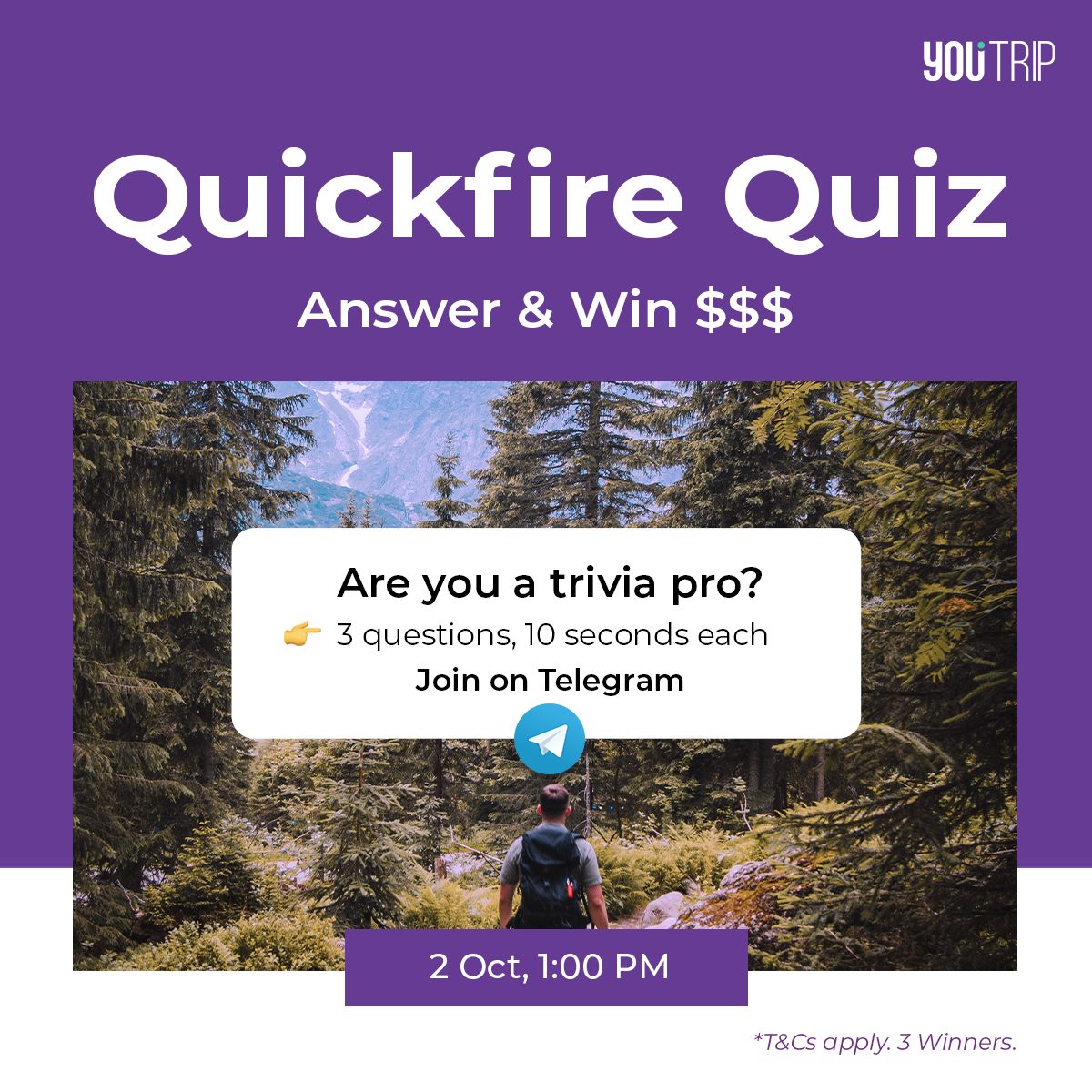 YouTrip - 🌏 Quickfire Quiz: Round 4 Every alternate Friday...