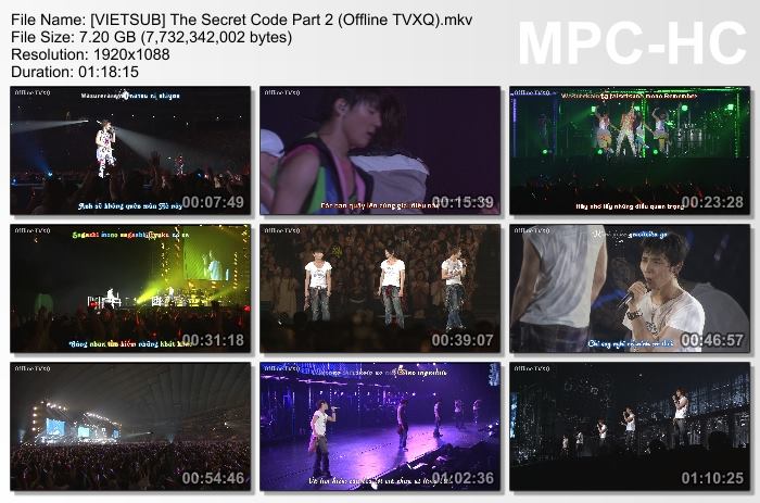 Vietsub+Kara] Tohoshinki 4th Live Tour 2009 The Secret Code in