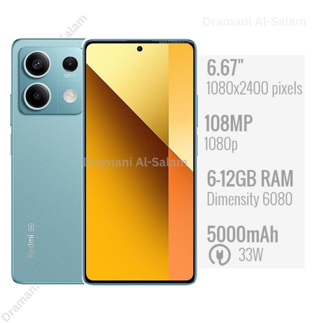 Xiaomi Redmi Note 13 4G Dual Sim 8GB RAM 128GB Blue MZB0FY1EU – Buy Online