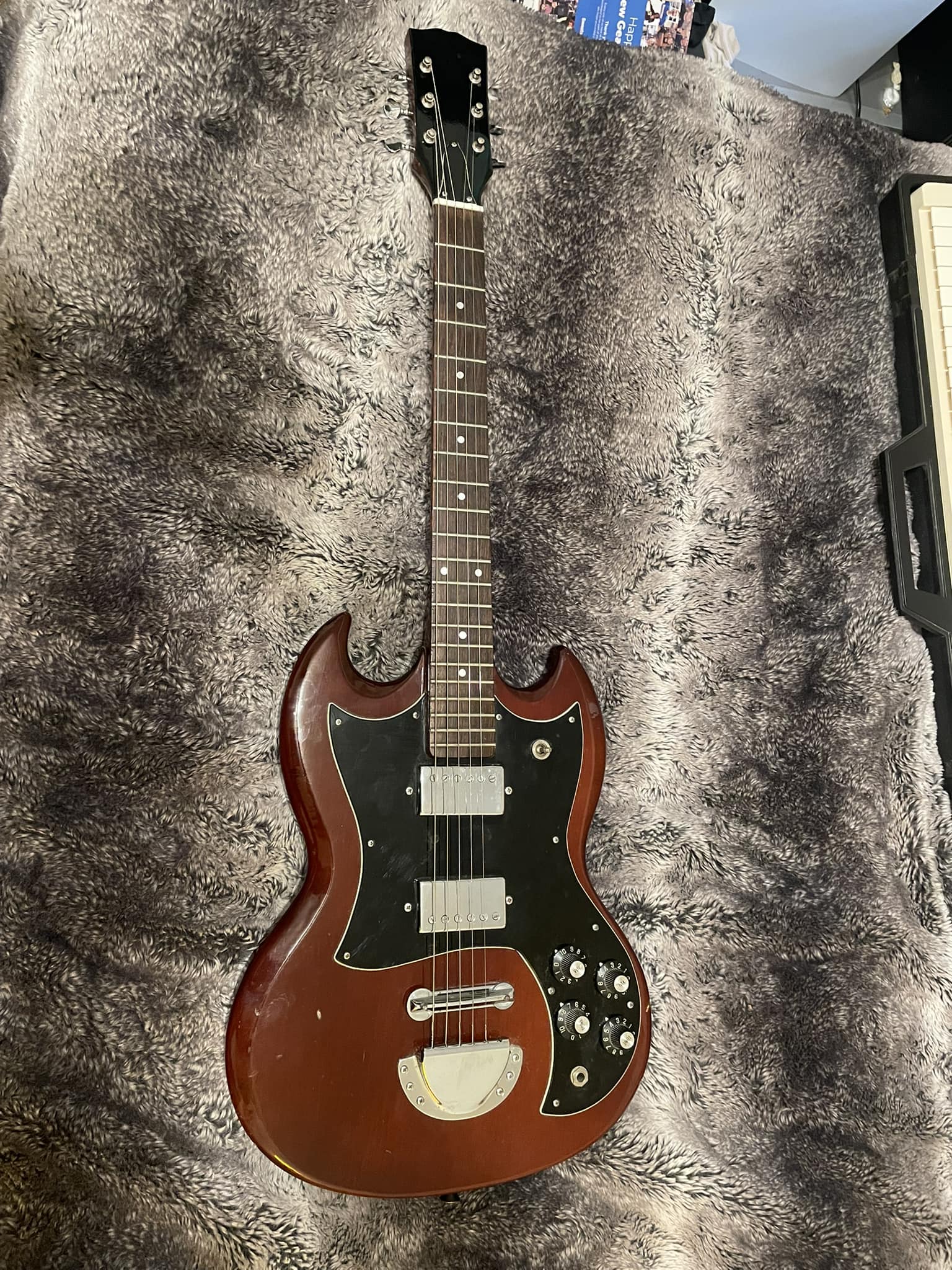 heerby SG ブラウン ジャンク 改造 ギター改造】Gibson Les Paul