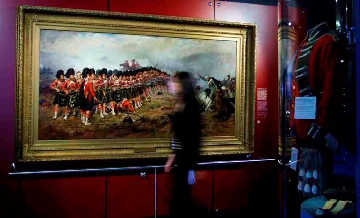 The Thin Red Line Painting 169 The Exceptional 'Thin Red Line' And
