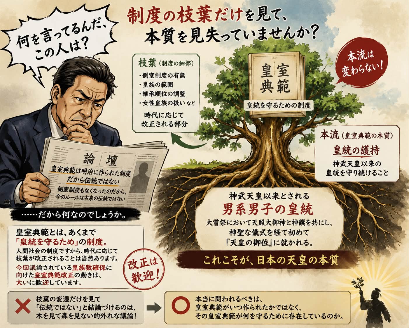 天皇 側室復活