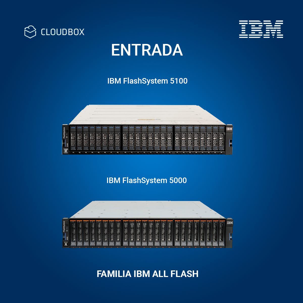 Cloudbox - Te presentamos a la familia IBM Flashsystem 🥳...