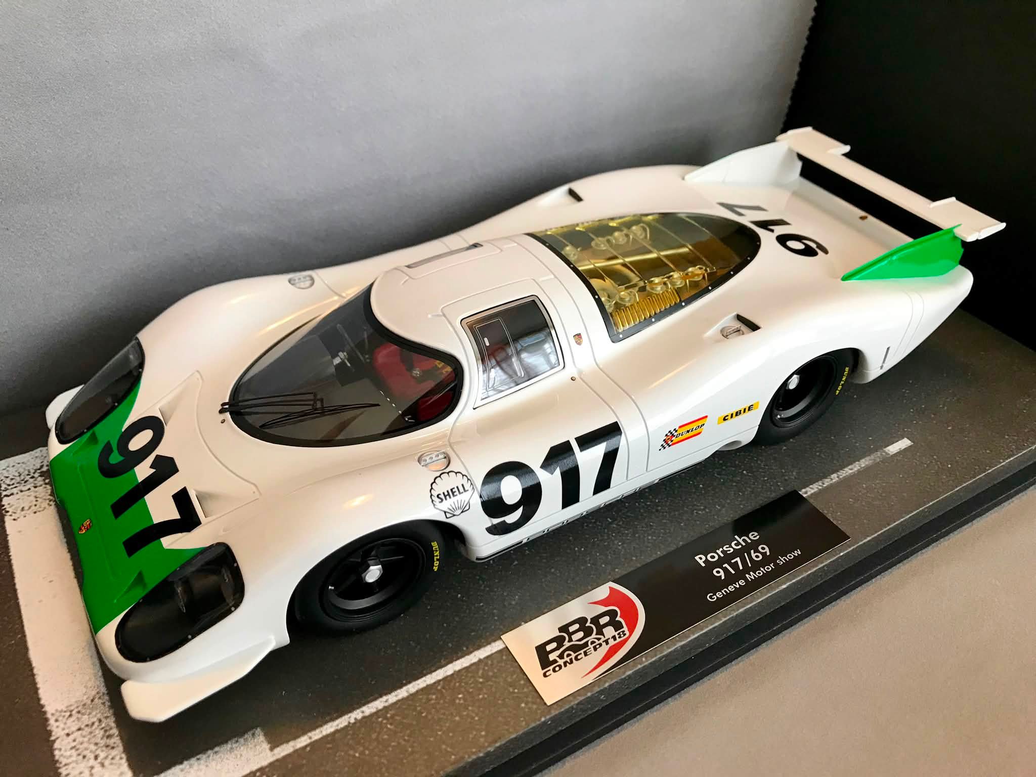 1:18 scale BBR Porsche 917 LH from Geneva Motor Show 1969