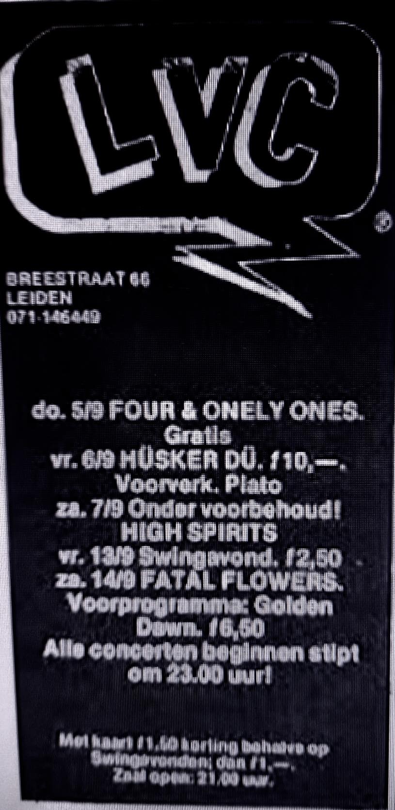 Punks and skins on the Ave in 1985
