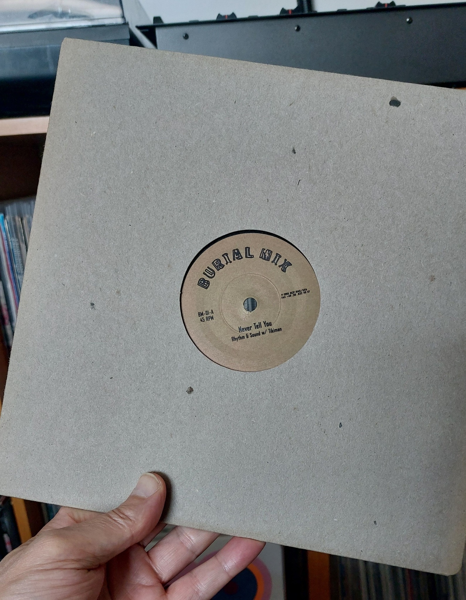 Rhythm=Rhythm  Rhythm & Sound's Never Tell You Burial Mix