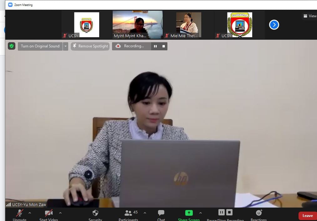 University of Computer Studies, Yangon | Yangon