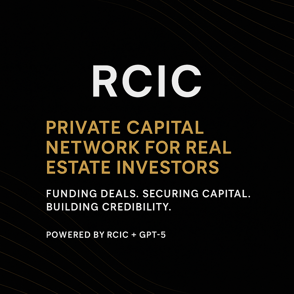 RCIC | Private & Hard Money Capital Network | Facebook