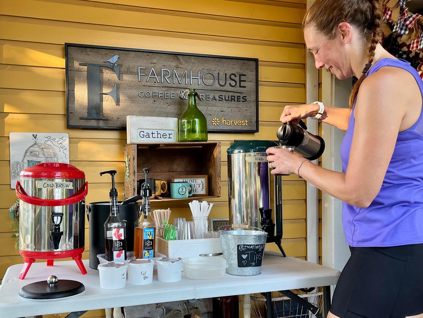Thank you to our favorite coffee shop, @farmhousecoffeetx!! We 