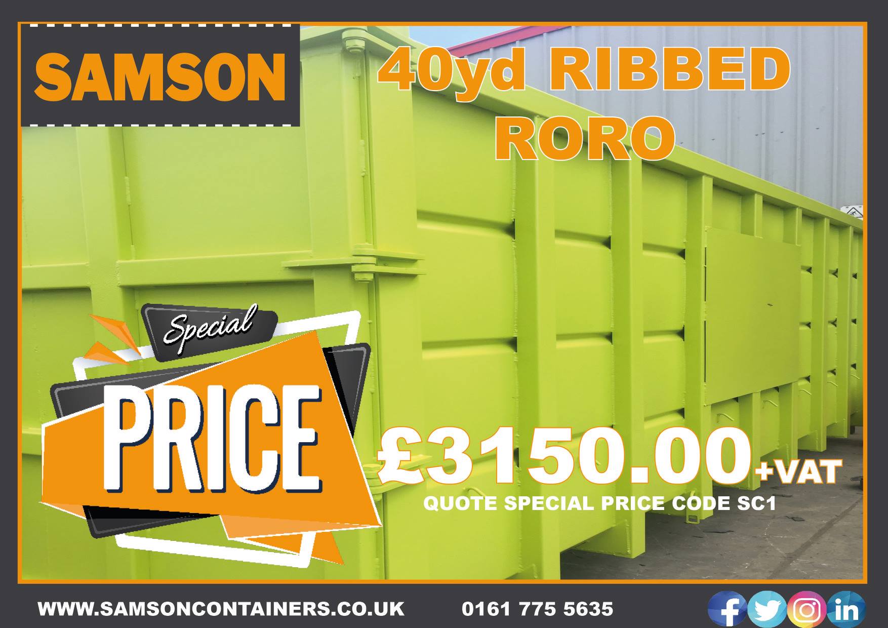 Samson Containers | Thornton-Cleveleys