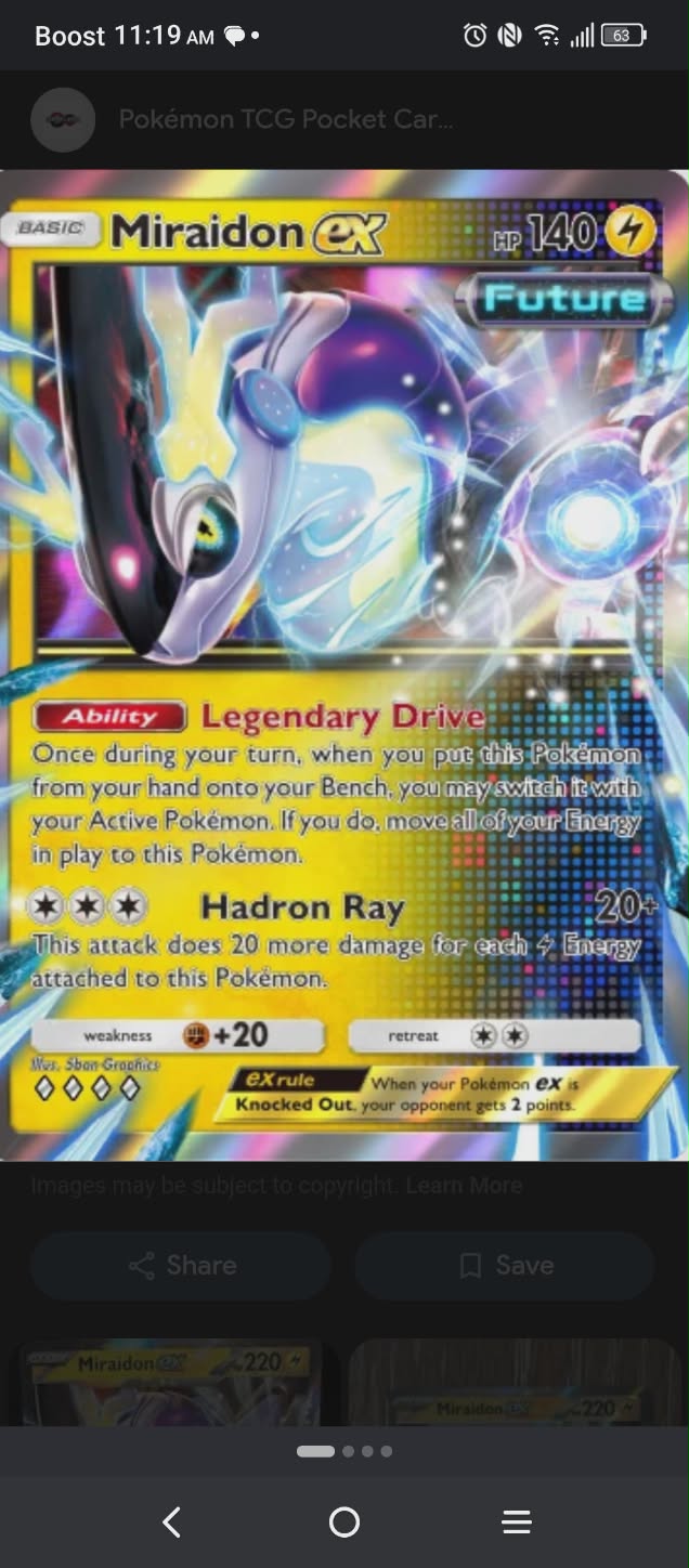 is miraidon a rare pokemon card #243 Hyper (Paldean Fates 2024)  Ace Grade 8 NM-MT Pok  Wright Cards Attack 1 Miraidon Ex 253198 Scarlet Violet