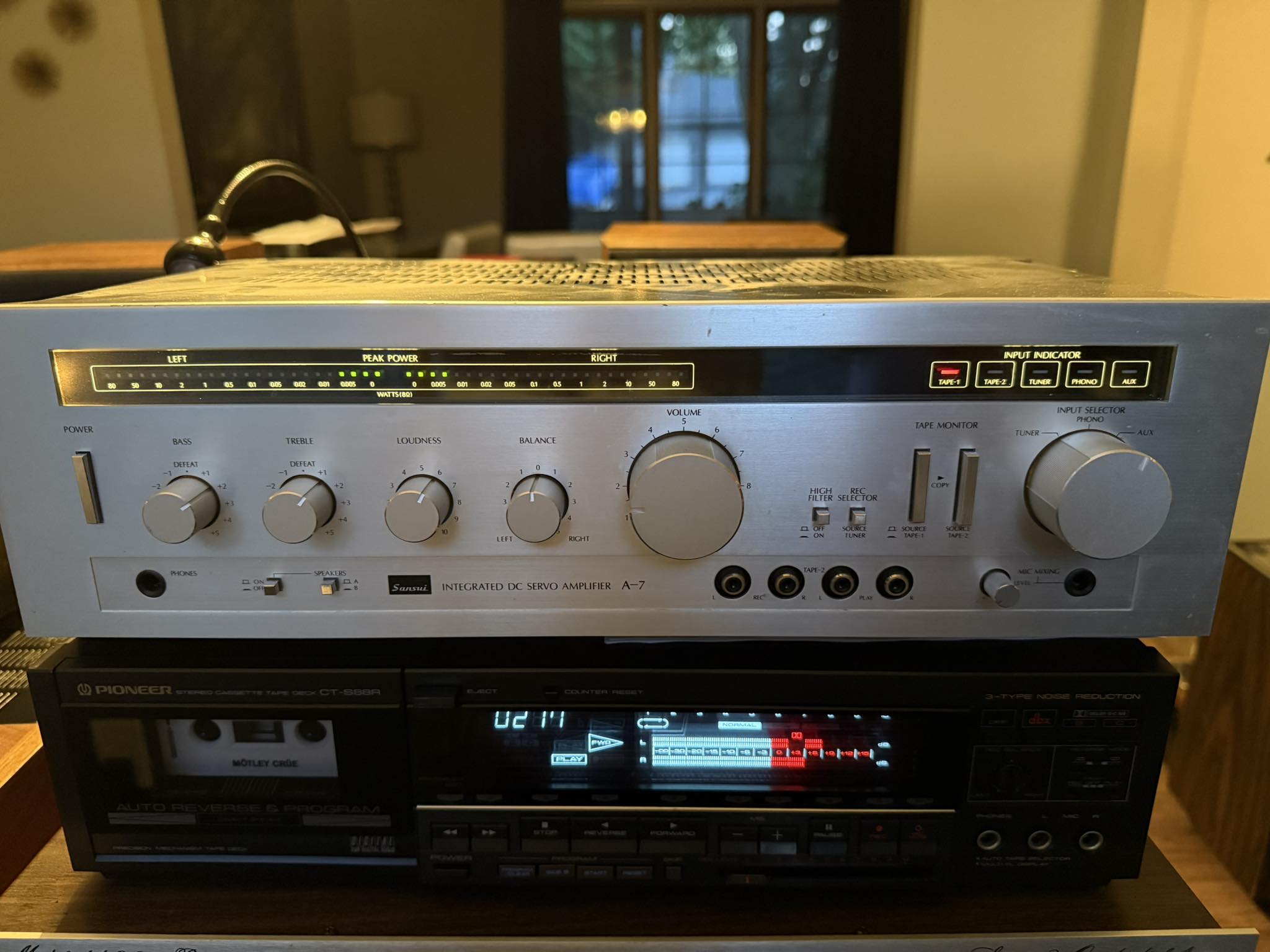 Sansui CA-606 pre/control amplifier initial test