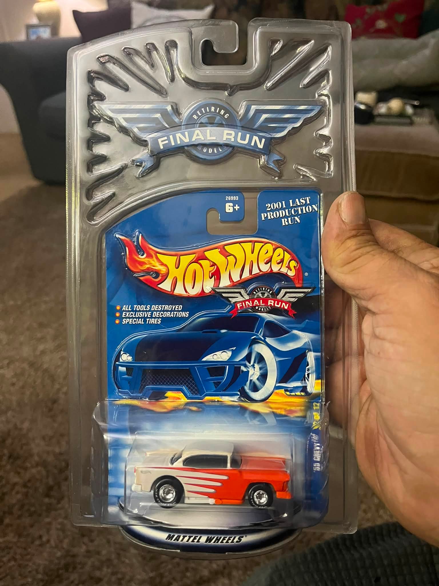 まとめ特価「Hot Wheels」廃盤品・未開封新品11台まとめ売り！ 2001 Hot Wheels Final Run 55 Chevy FINAL RUN PRODUCTION TOOLS