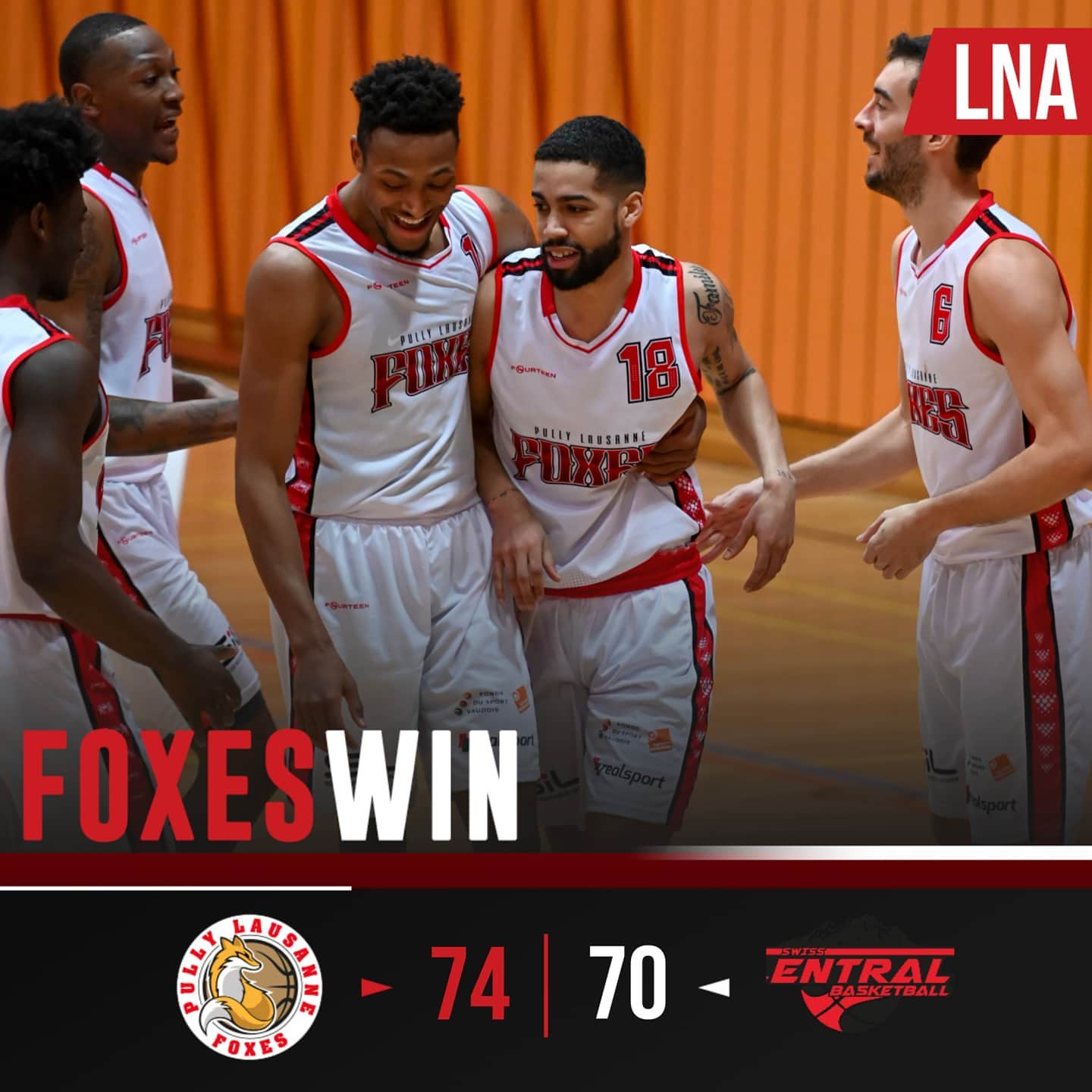 🦊 FOXES WIN 🦊 F O X E S 74 - 70... - Pully Lausanne Foxes | Facebook
