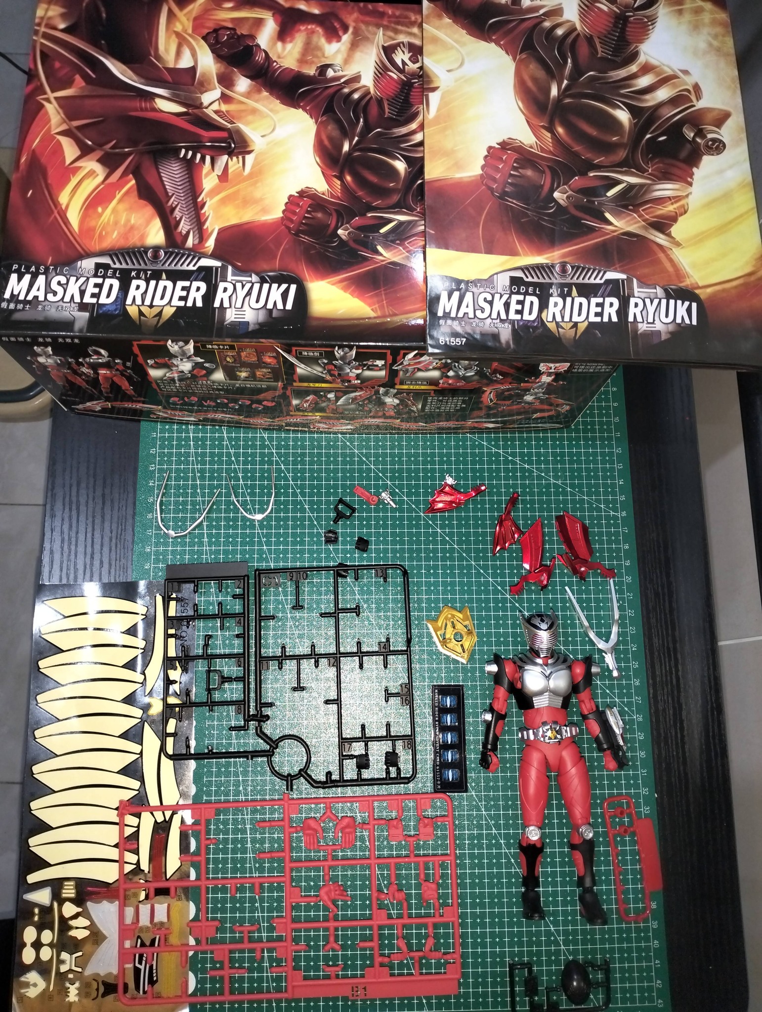 Masked Rider Ryuga and Ryuki Figure Kits for Sale | Surabaya, East