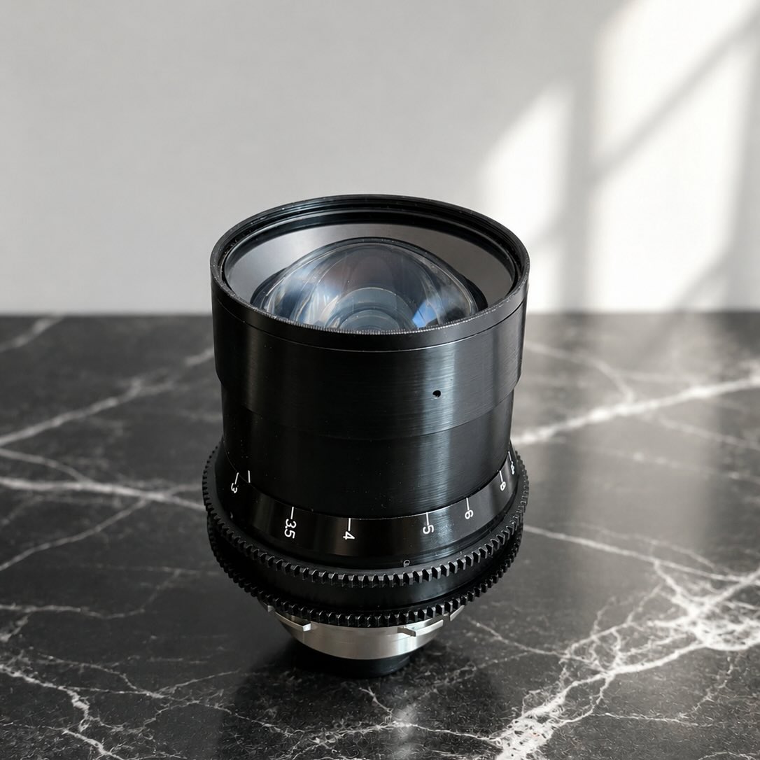 What is the information about the rare Tomioka 35mm lens?