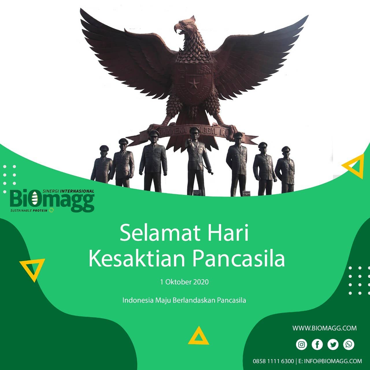 Biomagg - Selamat Hari Kesaktian Pancasila . 1 Oktober... | Facebook
