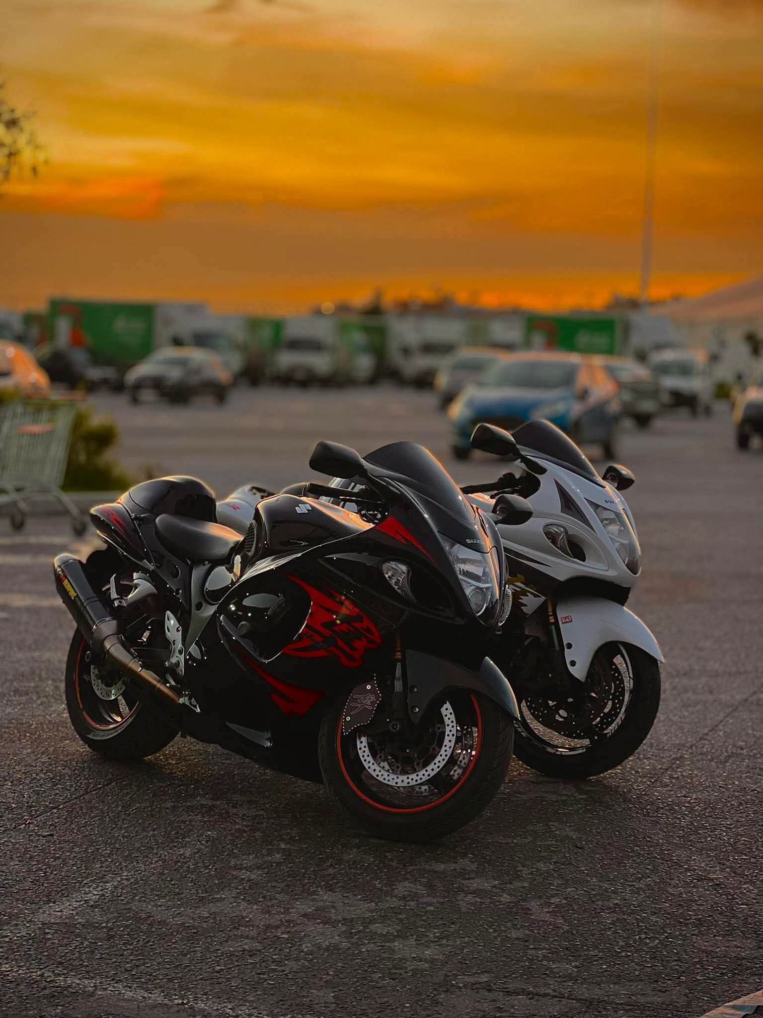 Friend buys Suzuki Hayabusa motorcycle