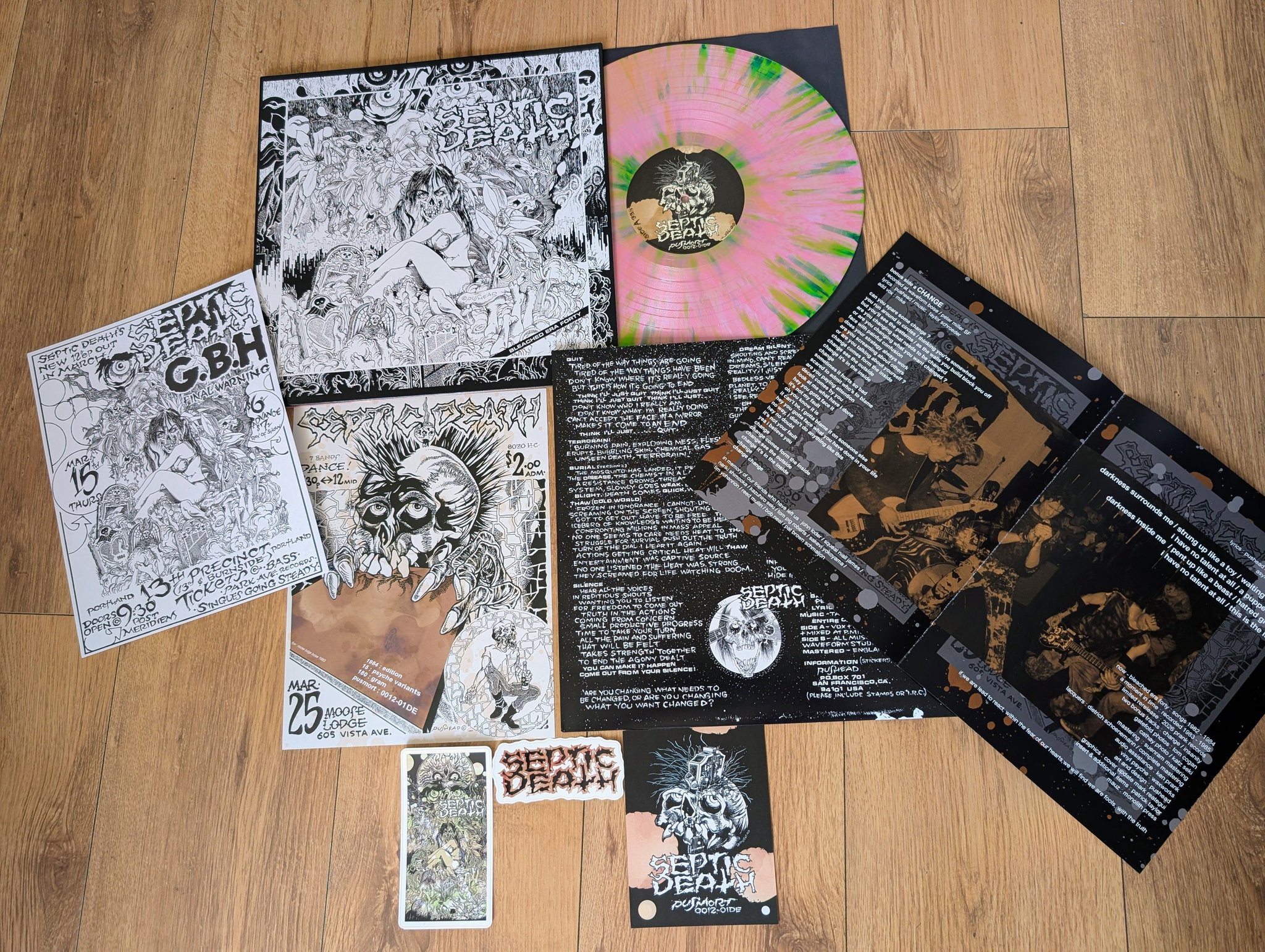 Septic death and music inspiration in the bleached era