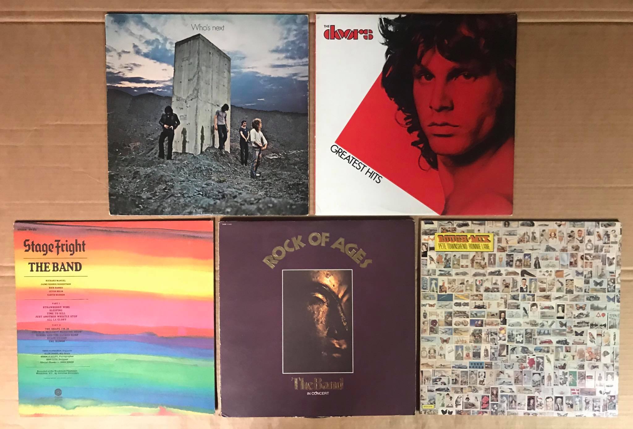 A DOZEN FRESH NEW CRATES OF VINYL READY FOR SALE AT THE SUNDAY 