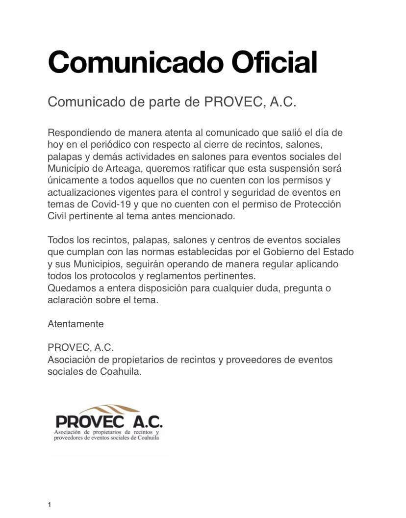 Provec A.C | Saltillo