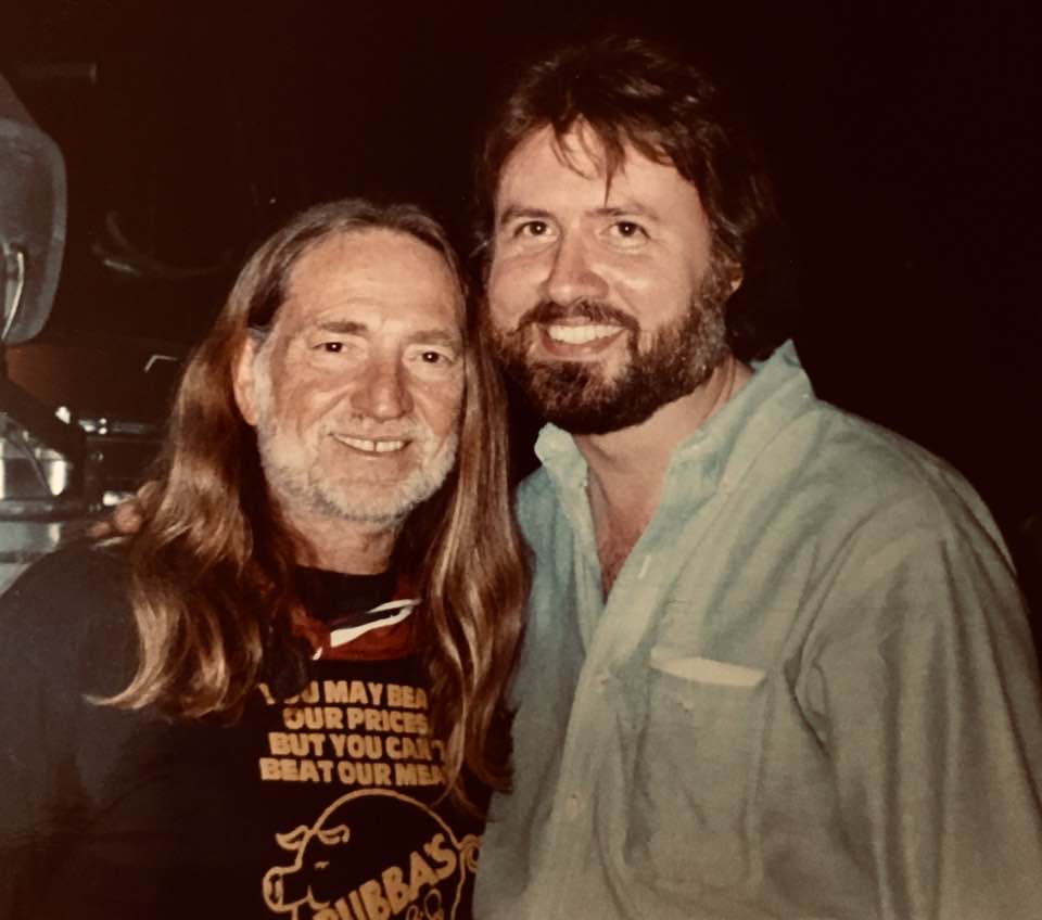 Willie Nelson with Rolling Thunder Revue in 1976