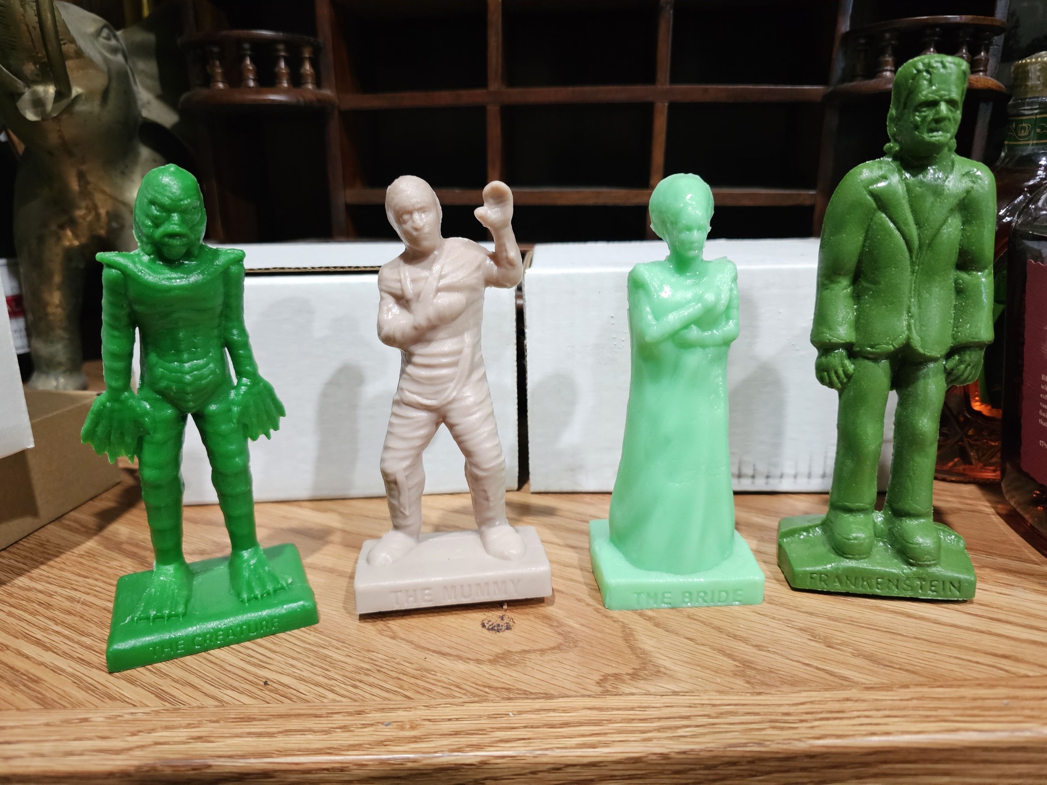 Discontinued Universal Studios Monsters Mold-a-rama collection