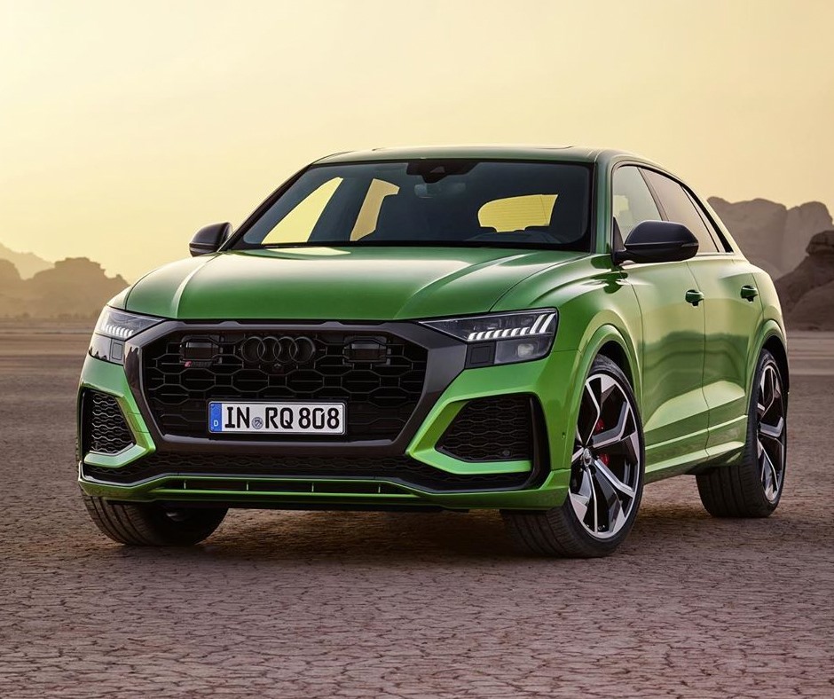 First Look of the brand new Audi RS Q8 in Java Green 💚 What is