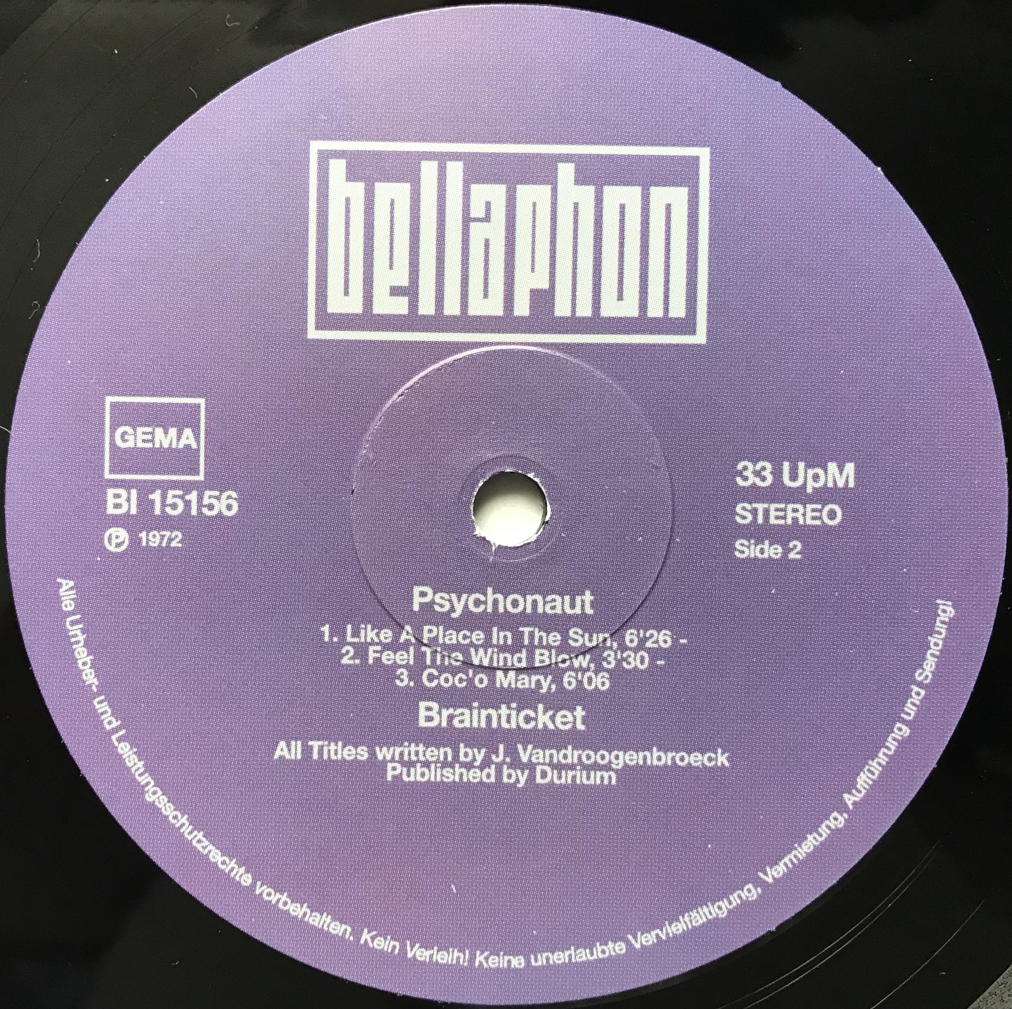 Brainticket's Cottonwoodhill 1971 psychedelic album