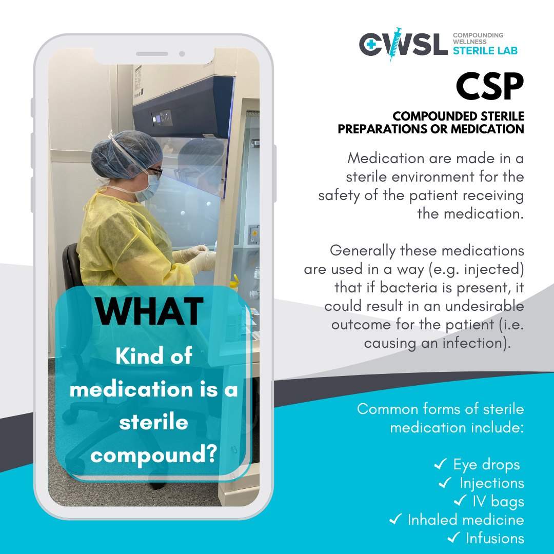 Some types of... - Compounding Wellness Sterile Lab