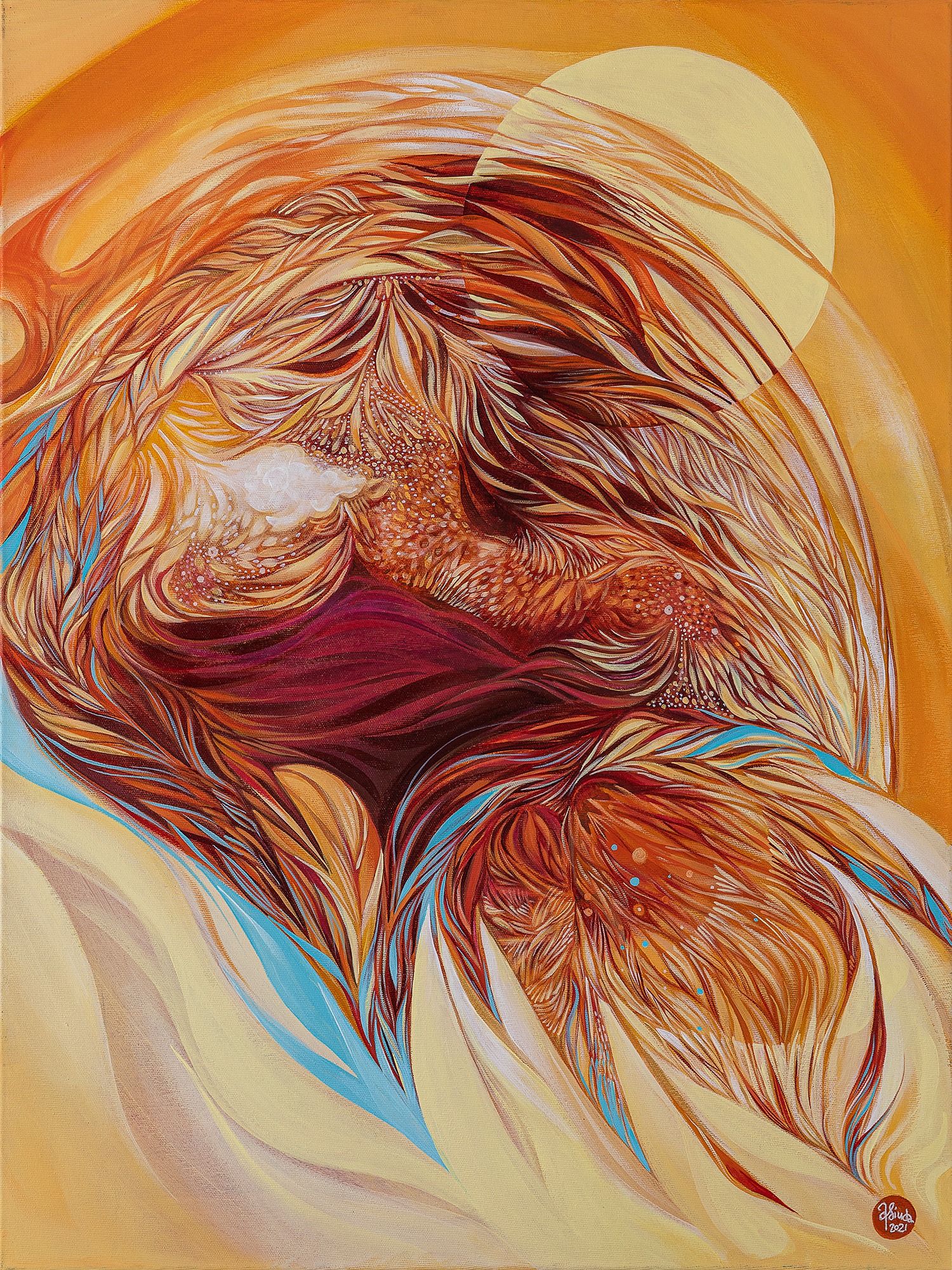 Fuyu, 1960, oil on canvas, 161 x 130 cm. - Harvard Art Museums