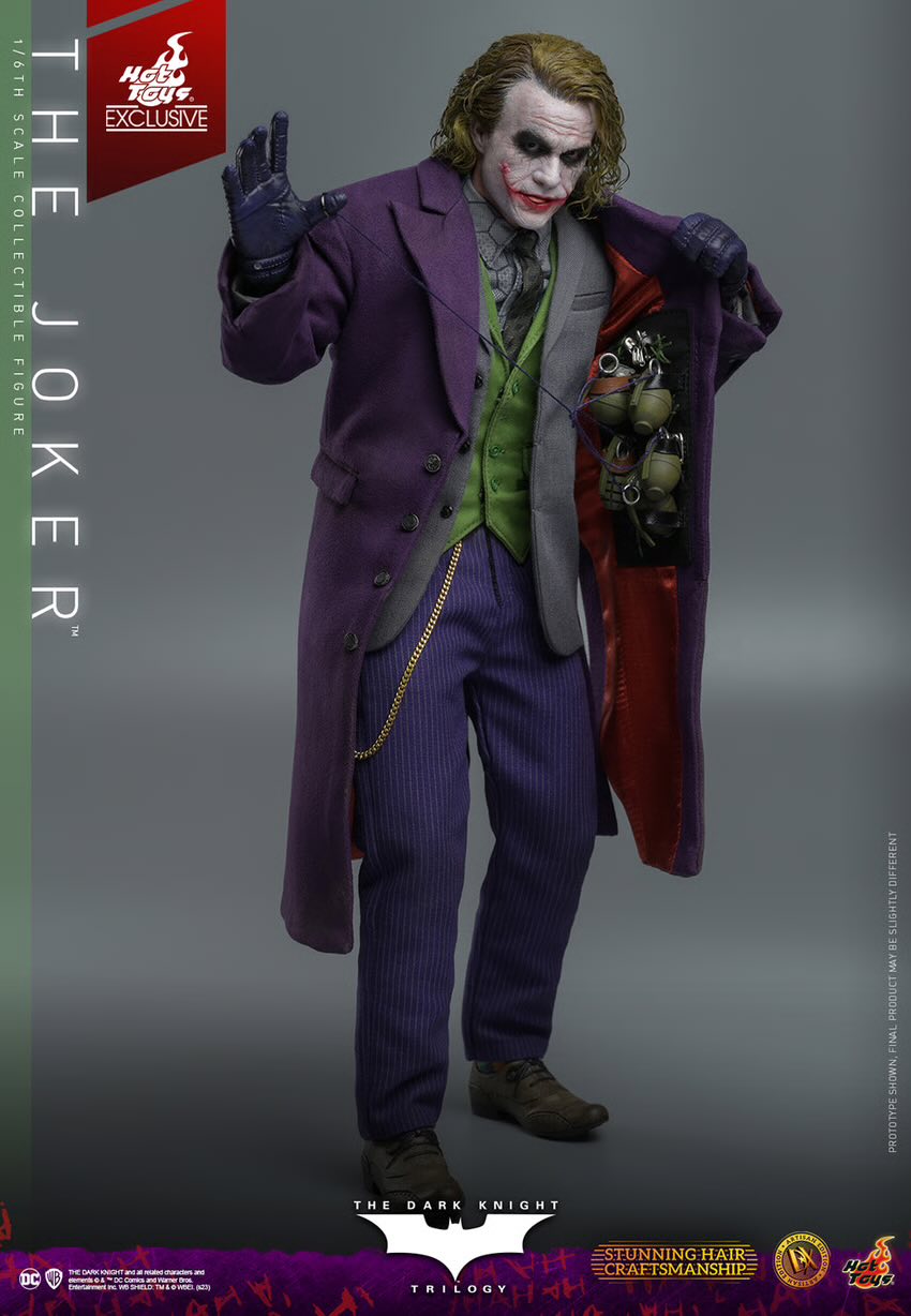 Inart vs Hot Toys Artisan Edition Dark Knight Joker figure