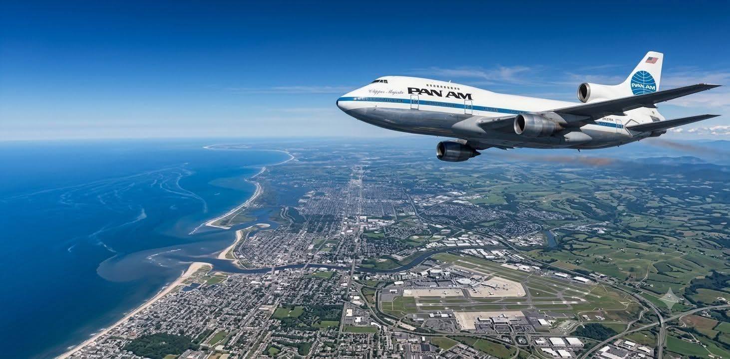 【稀少】PAN AM 747SP【IN FLIGHT】 Boeing 747SP in Pan Am livery