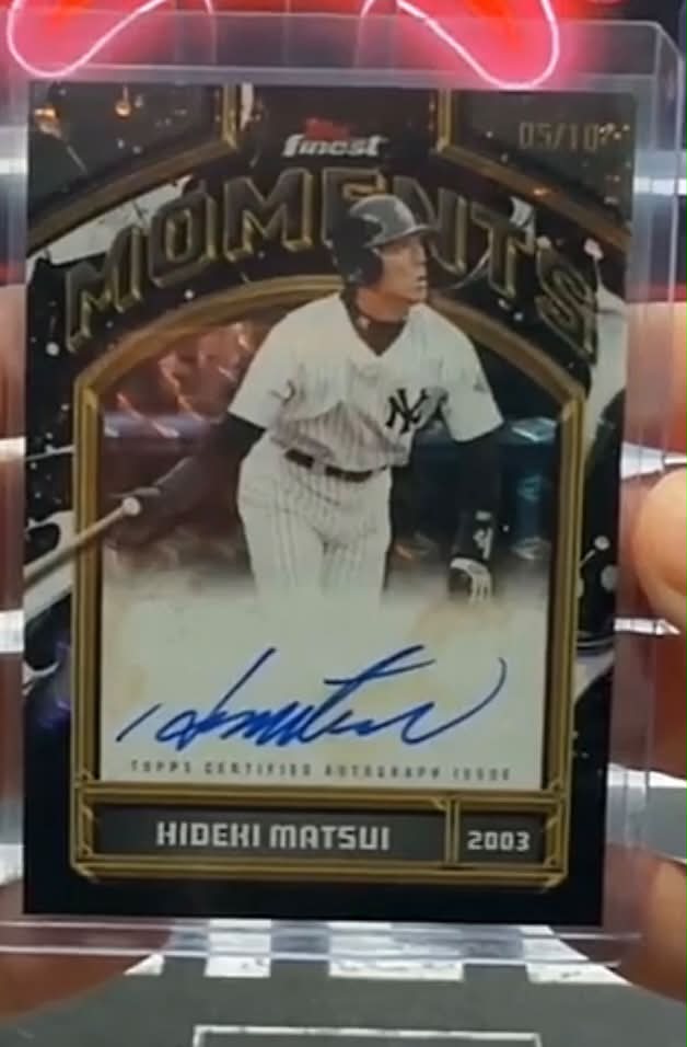 1/1 Hideki Matsui … Newest addition to the collection