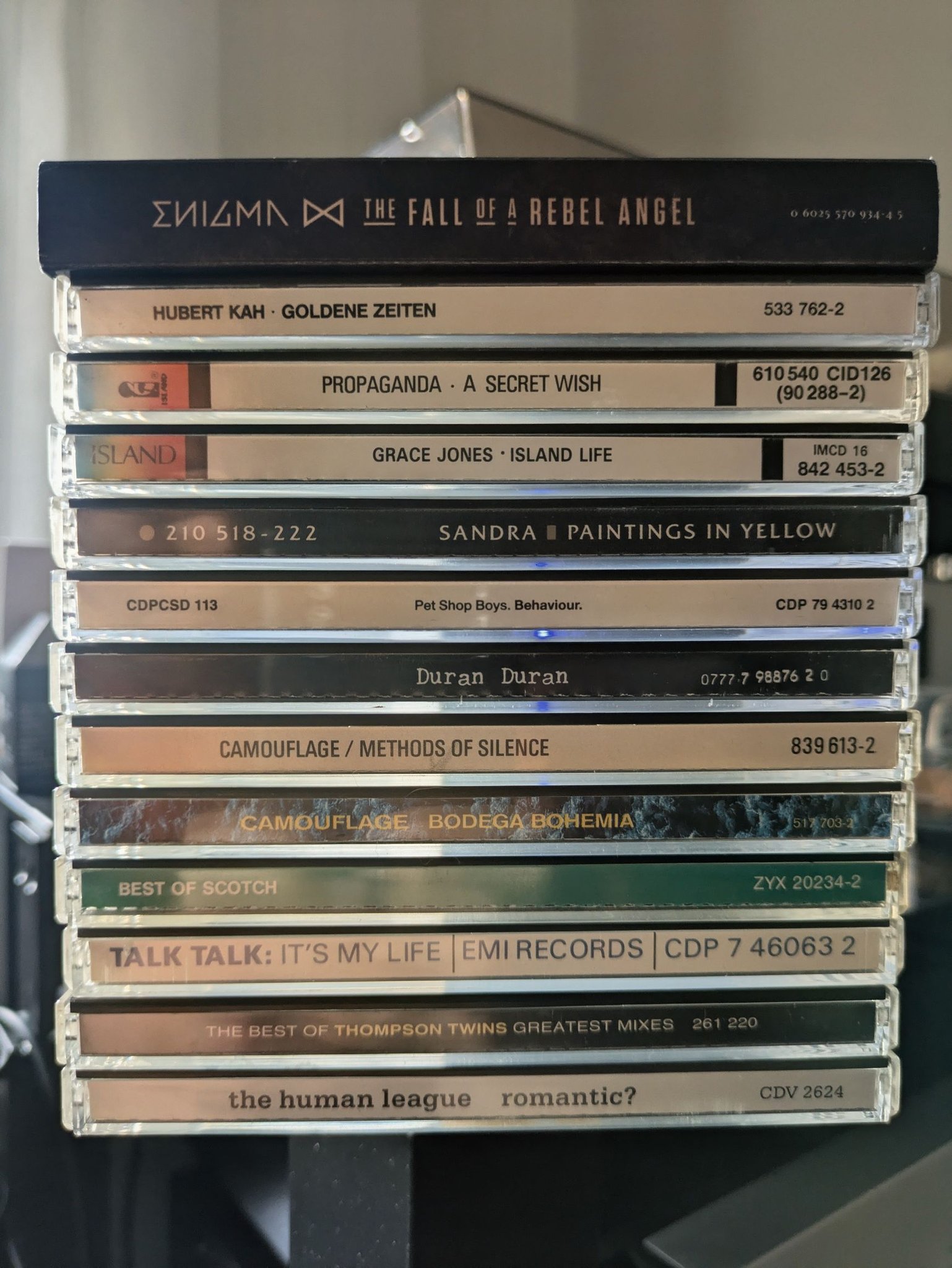 Picked up Hubert Kah and other synthpop CDs for less than $1