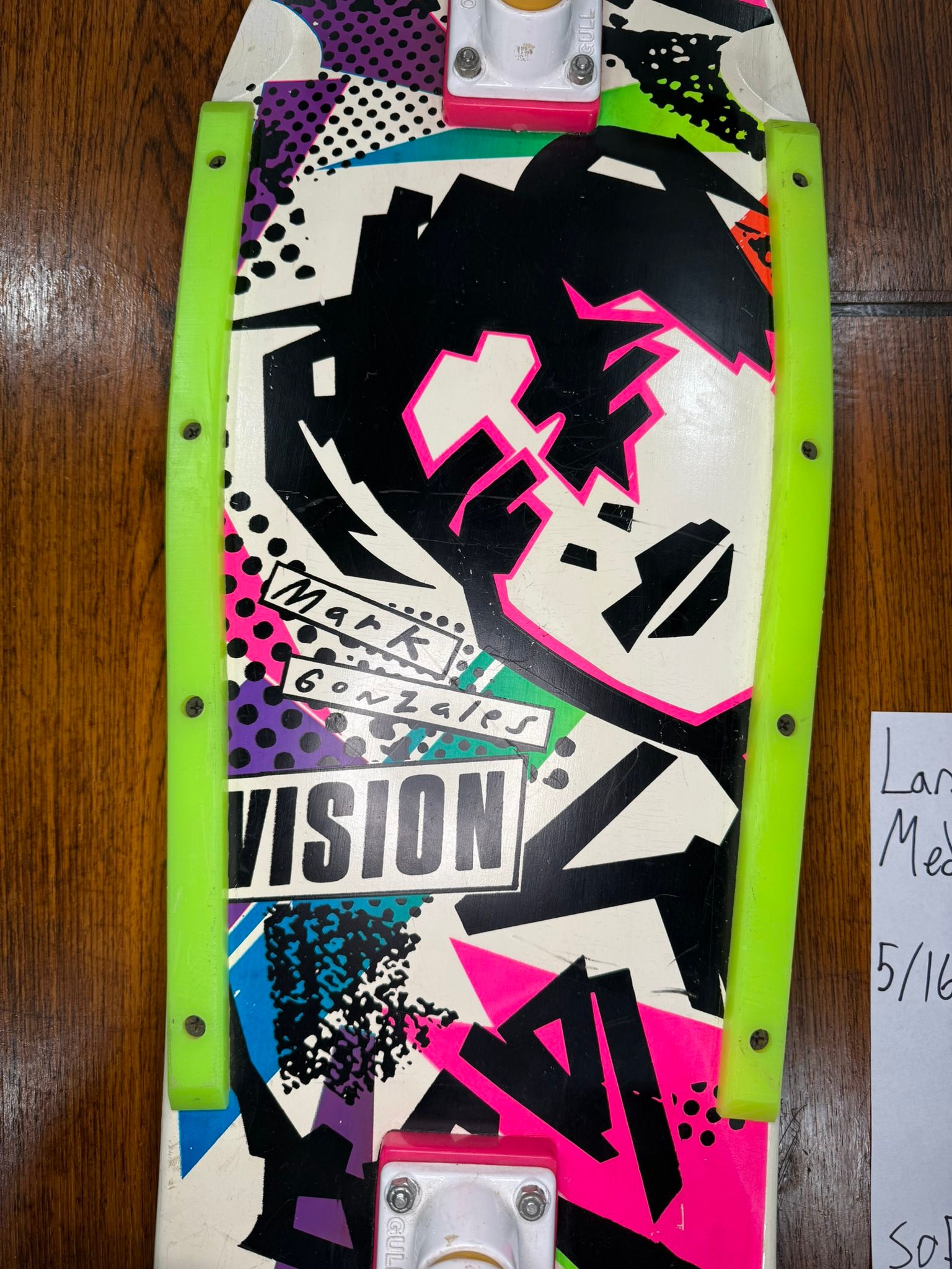 Mark Gonzales original board and reissue