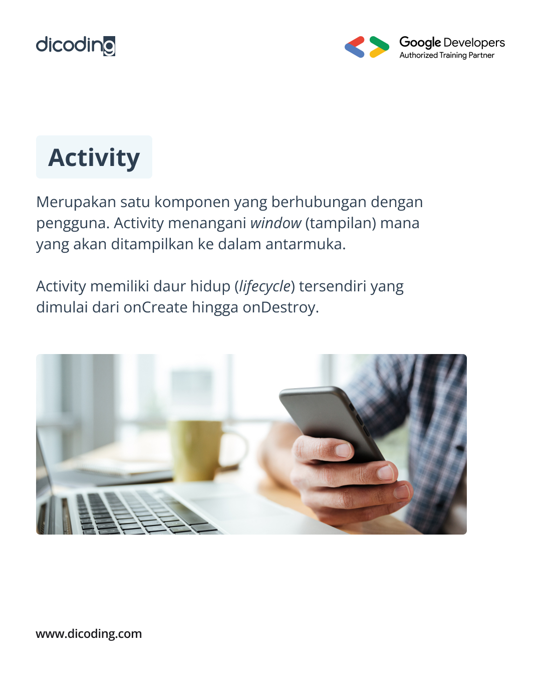 Dicoding - Sudah pernah merancang aplikasi Android? Namun...